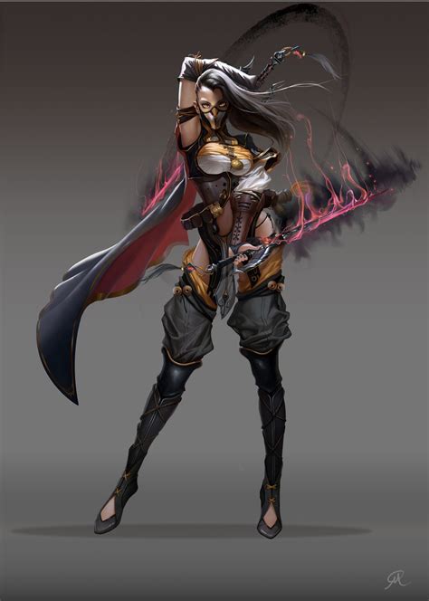 Pin By Duwayne Murrell On Gunpla Female Assassin Female Character Design Fantasy Female Warrior