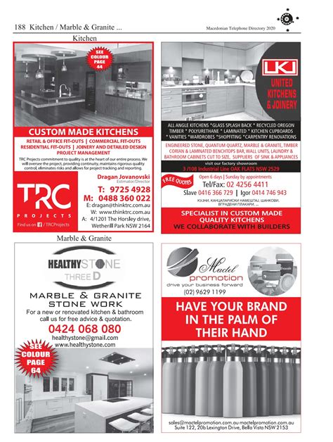 Macedonian Telephone Directory 27th Edition - Mactel - Page 190 | Flip