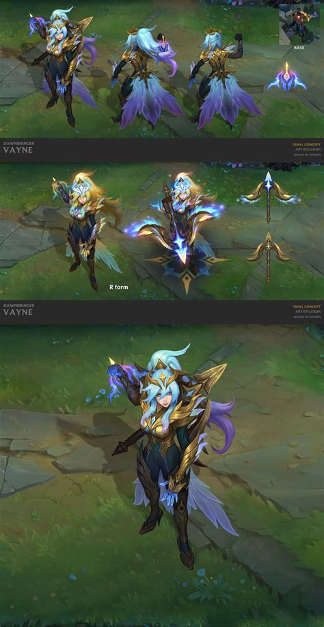 Dawnbringer Vayne Concept Art League Of Legends By Leiqin Rvaynemains