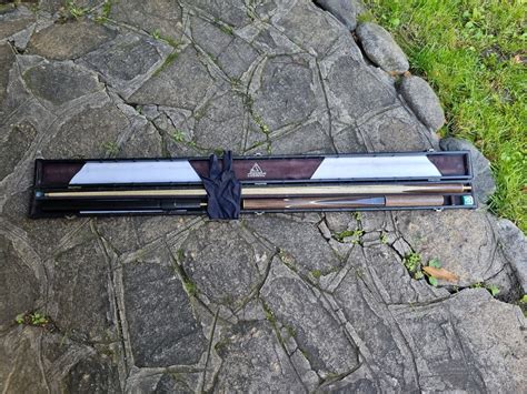 Vintage Billiard Cue Cuesoul Prifisional Snooker Cue And Leather Box