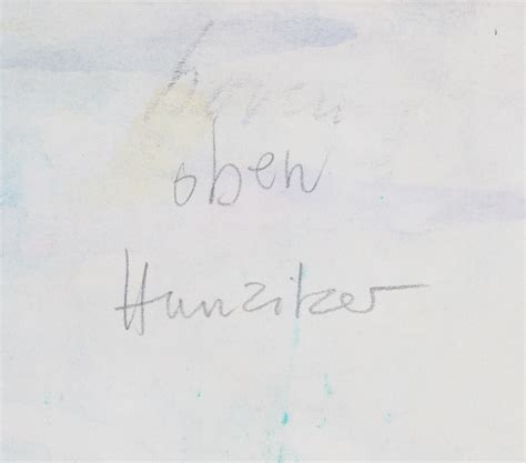 Frieda Hunziker | Watercolours and drawings prev. for Sale