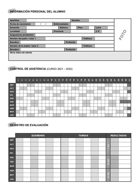 Ficha Alumno Info Asistencia Calificaciones Page