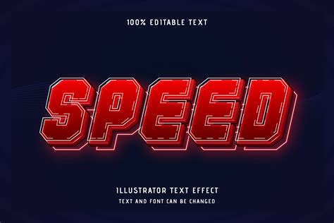 Speed Text Effect Graphic By Gladiator Studio Creative Fabrica