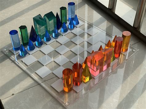 Acrylic Chess Set Factory Customize High Quality Lucite Chess Acrylic