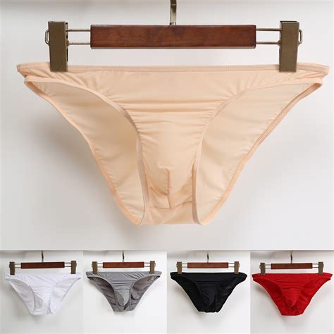 Hot Sale Sexy Men Bulge Pouch Thong G String Underpanties Bikini Solid Briefs Underwear