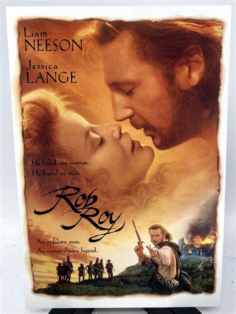 Vintage 1995 Rob Roy Pre Release Screening Ticket Liam Neeson Jessica