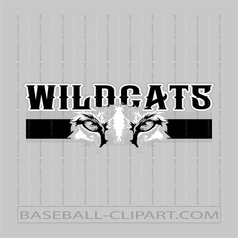 Wildcats Baseball Team Logo - wildcat image | EPS JPG PNG AI