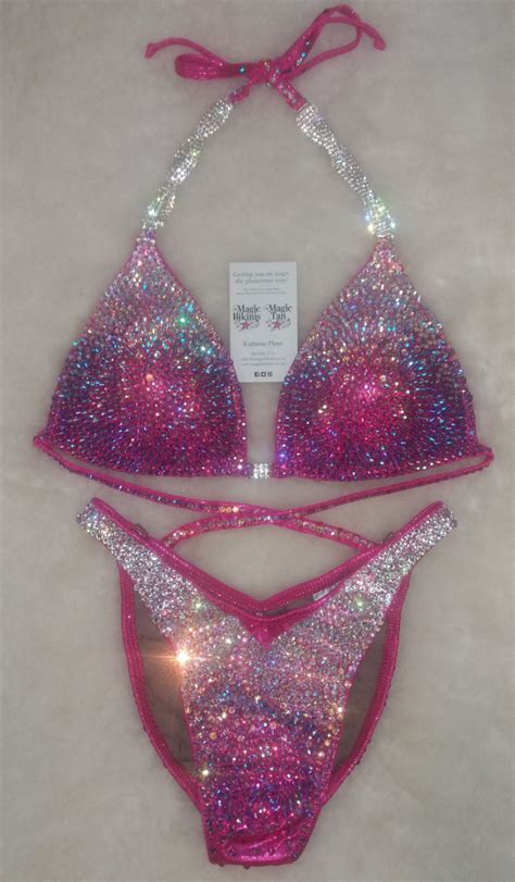 Pink Glitter Piece Bikini Dressedbyb My XXX Hot Girl