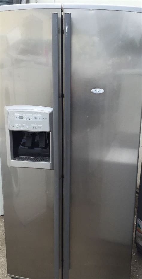 Whirlpool American Style Stainless Steel Two Door Water And Ice