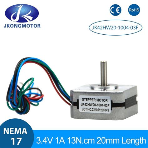 45us 30 Offjkongmotor Nema 17 Stepper Motor 20mm 13ncm 1a Nema17