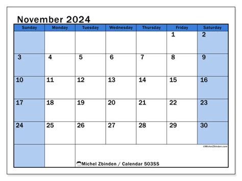 Easy Printable November 2024 Calendar 2024 CALENDAR PRINTABLE