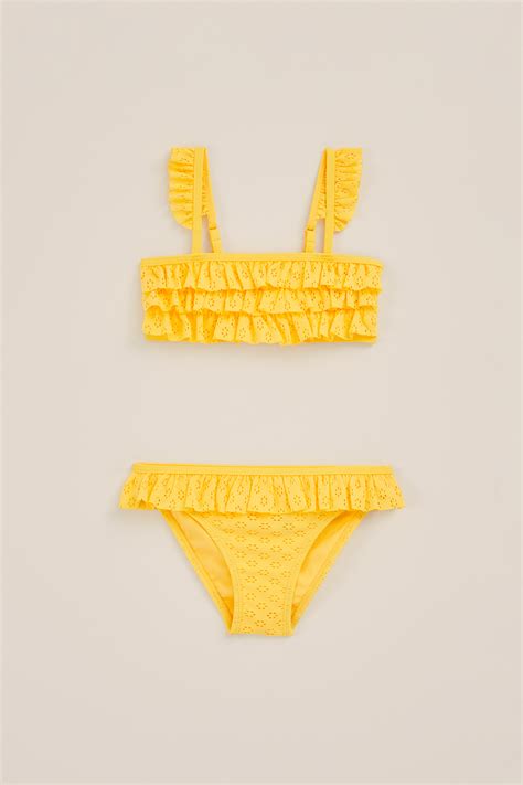 Meisjes Bikini Met Opengewerkte Print Wefashion