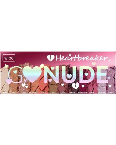 Wibo Палитра сенки Go Nude Heartbreaker 12 цвята Ozone bg