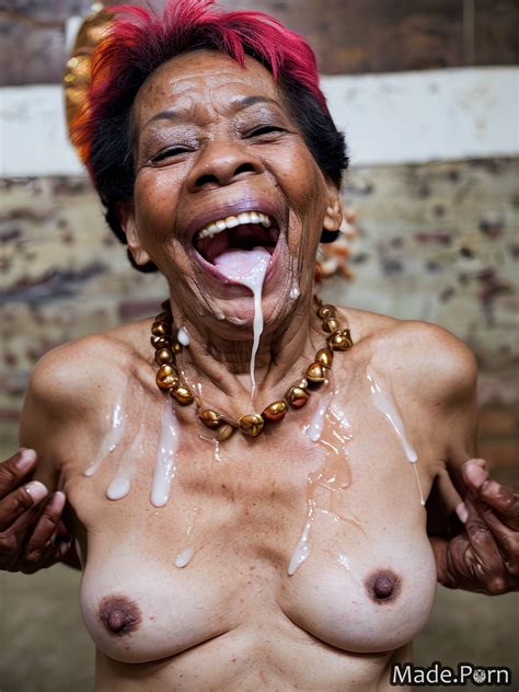 Porn Image Of Woman 90 Close Up Open Mouth Wild Afro Multicolored Hair Mid Length Hair Created By AI