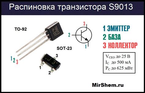 Транзистор S9013: Характеристики, аналоги и datasheet