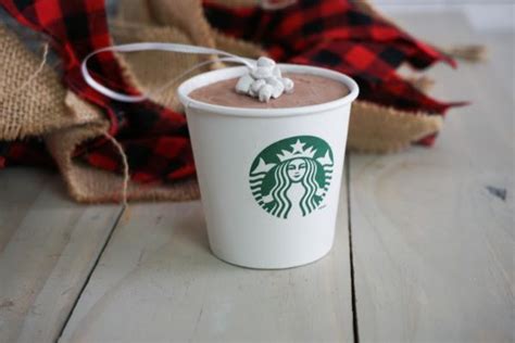 DIY Starbucks Hot Cocoa Ornament Life Is Sweeter By Design