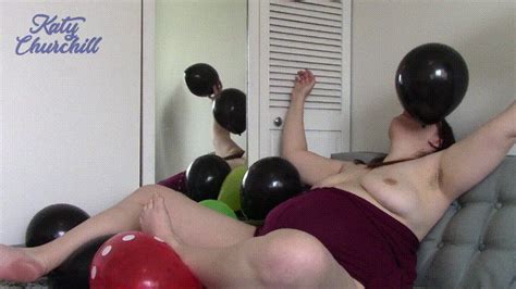BBW Playing With Balloons Non Pop MP Katy Churchill Clips Sale