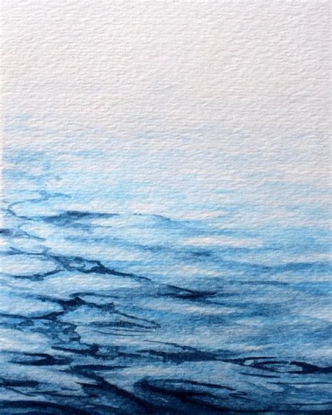 Art La Petite Vague Watercolor Art Watercolorpainting