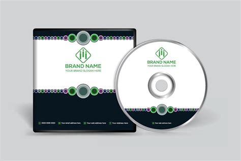 black color CD cover design 45483860 Vector Art at Vecteezy