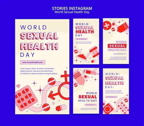 Free Psd Instagram Posts Collection For World Sexual Health Day