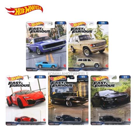 Hot Wheels Premium R Pido Y Furioso Conjunto B Shopee M Xico