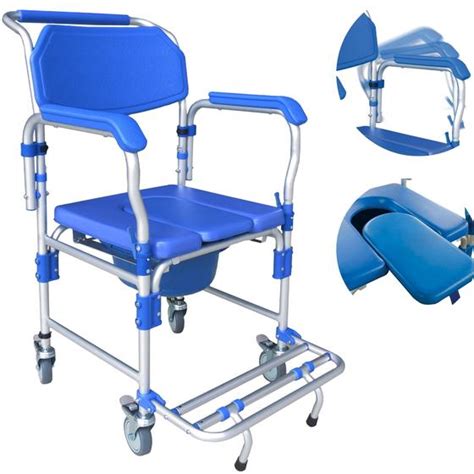 Cadeira De Banho Para Idoso 150kg - Cadeira de Banho para Idoso Higiênica Geriátrica 150kg D60 Dellamed ...