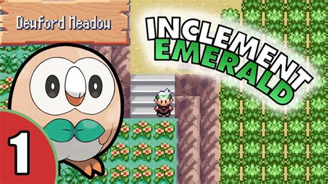 Starting A New Rom Hack Inclement Emerald Hardcore Nuzlocke YouTube