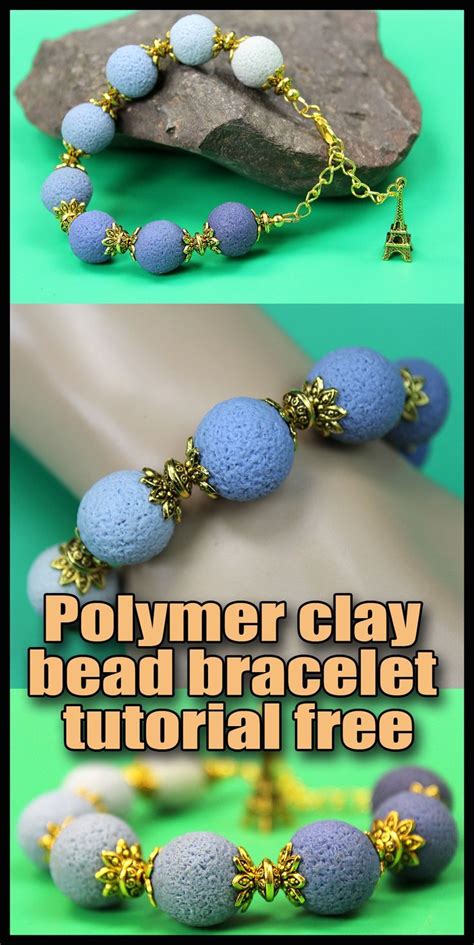Polymer Clay Bead Bracelet Tutorial Free How To Make Polymer Clay