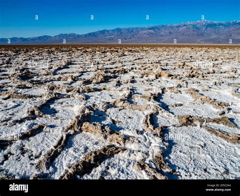 salt flats  badwater basin  lowest point   usa  death