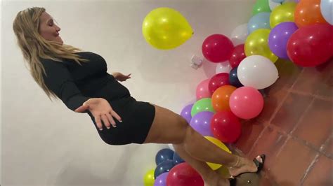 Looner Please Support Lovely Mia High Heel Balloon Pop Partial Video