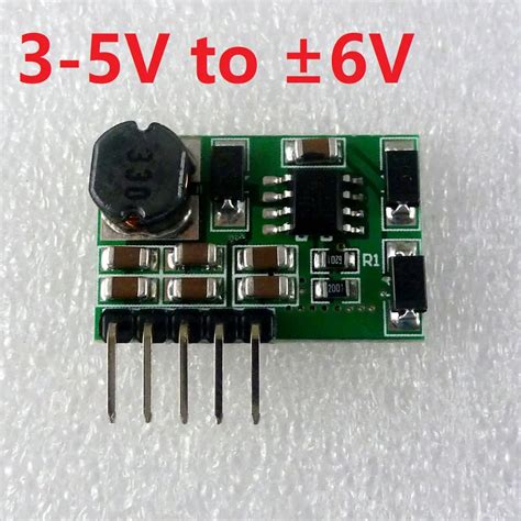 Dual Output Voltage Module 2 5V to +6V 6V DC DC Step up Boost Converter ...
