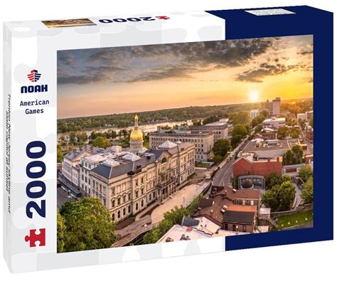 Noah Jigsaw Puzzle Trenton New Jersey skyline amd state capitol at