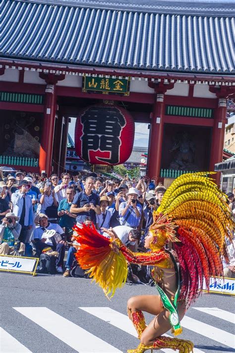 Carnaval De La Samba De Tokio Asakusa Fotograf A Editorial Imagen De