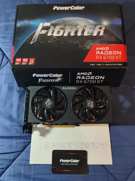 Powercolor Fighter Amd Radeon Rx 6700 Xt 12gb Gddr6 Scheda Grafica Eur