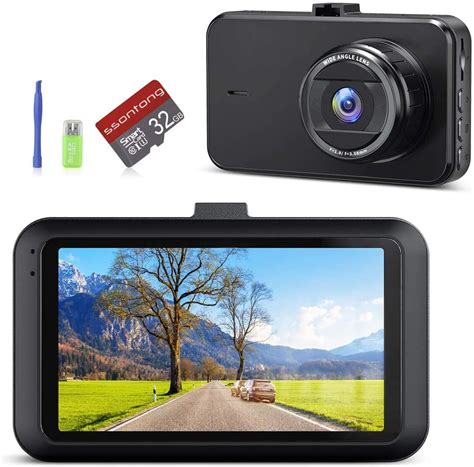 【 2021 】 Ssontong Dash Cam For Cars Dash Camera With 32g Sd
