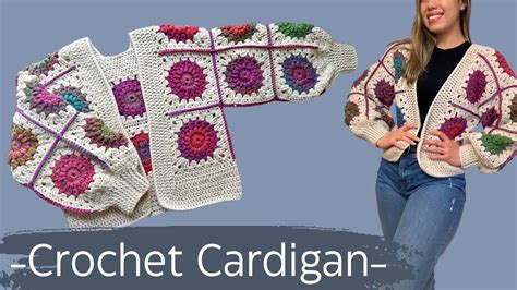 Cardigan Tejido A Crochet Tutorial Youtube