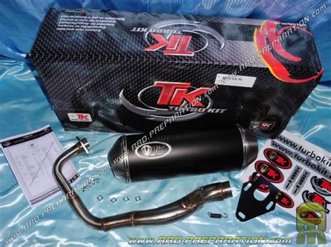 Pot d échappement TURBOKIT TK MAXI SCOOTER DERBI GP1 125 et 250 4T a