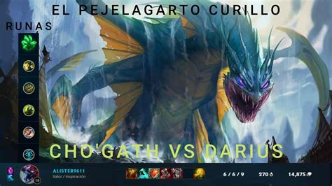 remontada épica CHO GATH VS DARIUS YouTube