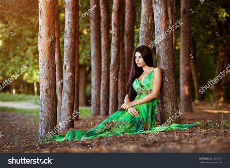 Sexy Sensual Very Beautiful Brunette Girl Stock Photo 251537671 Shutterstock