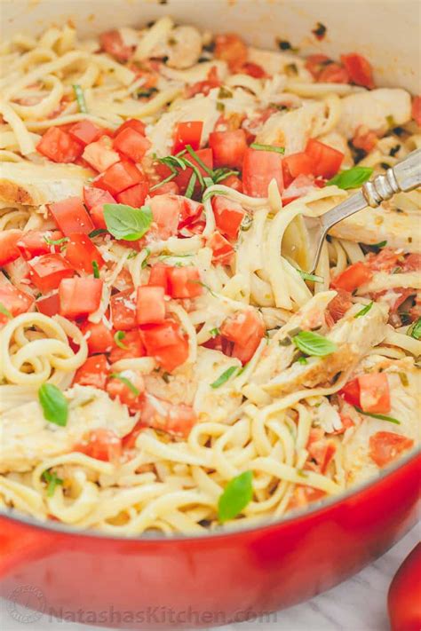 chicken tomato sauce pasta recipe