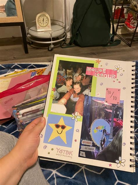 Concert Scrapbook Inspo 💓 In 2023 School Memories Scrapbook