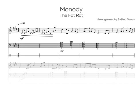 Monody (The Fat Rat) | Harp Sheet Music Download