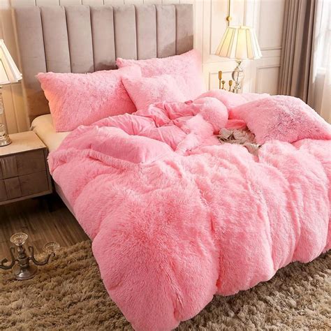 🔥thickened Version🔥fluffy Blanket With Pillow Cover 3 Pieces Set In