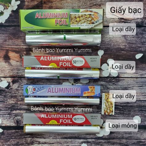 Giấy Bạc Giấy Nến Cuộn 10 Mét 20 Mét X 30cm Dùng để Nướng Bbq Nướng