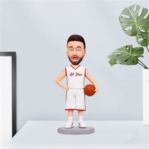 Basketball Player Personalized Bobblehead Dolls For Him Oarse