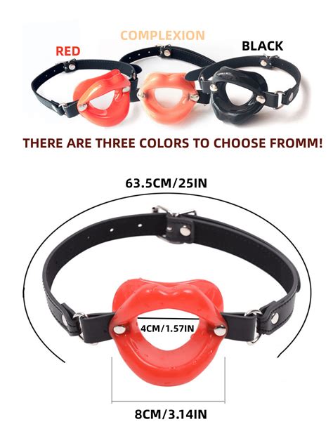 Silicon Mouth Gag For Sm Play Adult Fetish Sex Toys Unisex Shein