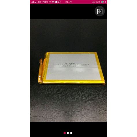 Jual DIJUAL Baterai Tanam Socket Flexible Infinix Hot X Mah Dobel Power Mcom Batre