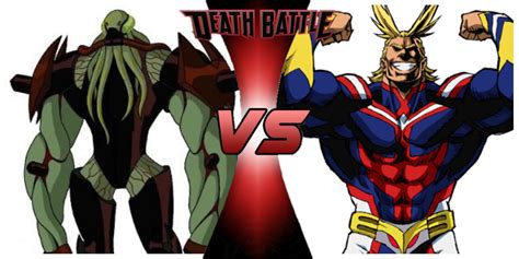 Vilgax Vs All Might Ben 10 Vs Mha Rdeathbattlematchups