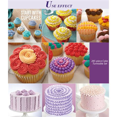 285PCS Cake Decorate Supplies Kit Turntable Stand – Grandado