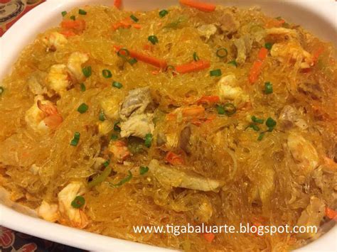 Casa Baluarte Filipino Recipes Pancit Bam I Recipe